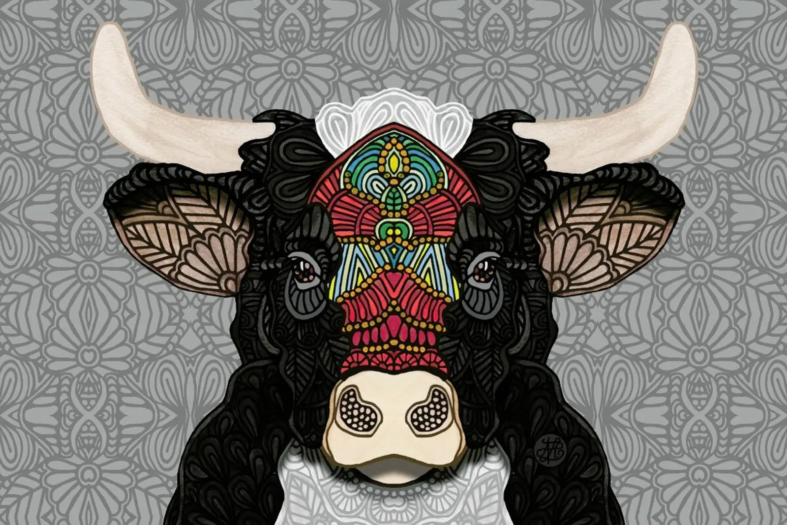 Billy the Bull carta hahnemühle da Angelika Parker