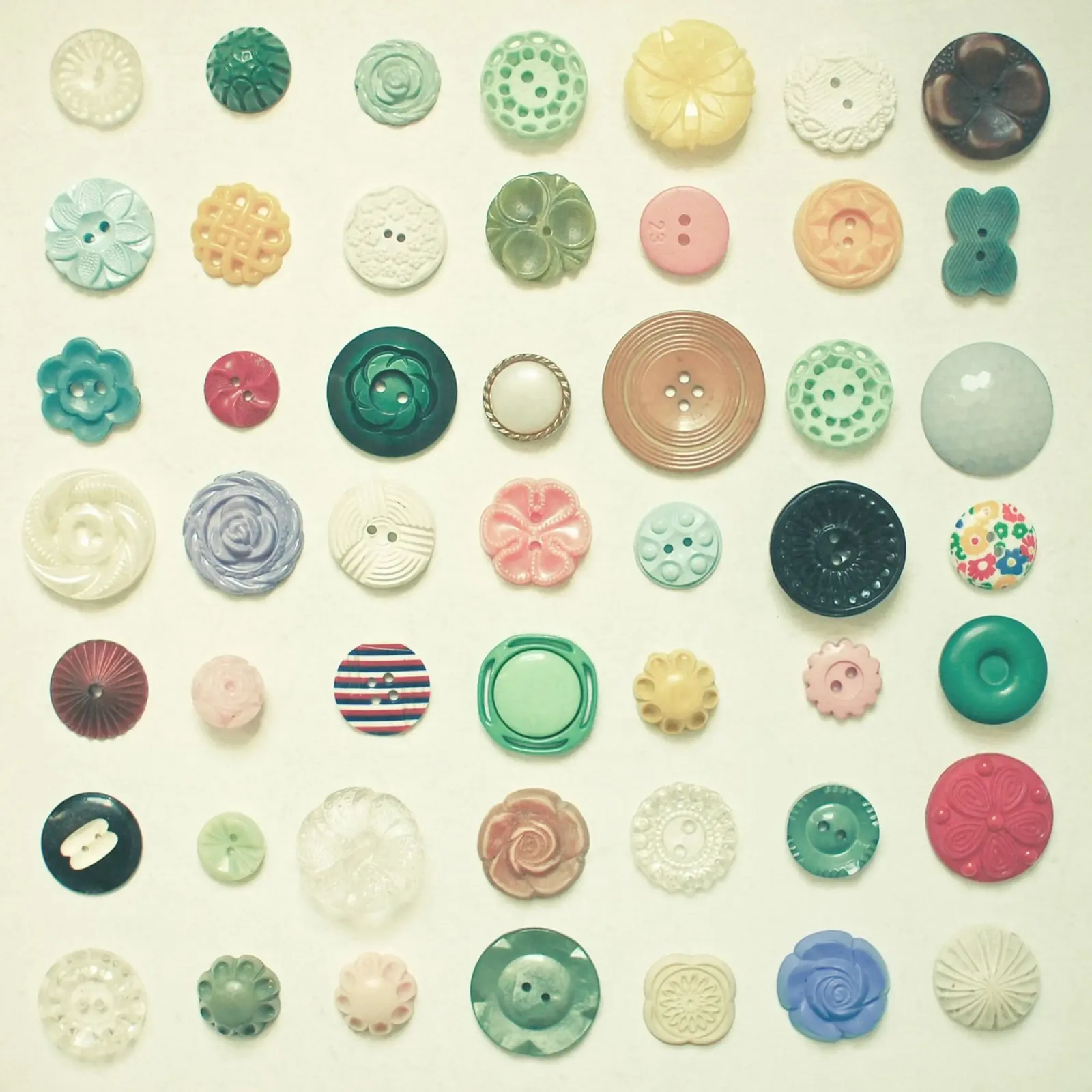 The Button Collection canvas with Floater frame by Cassia Beck Photography