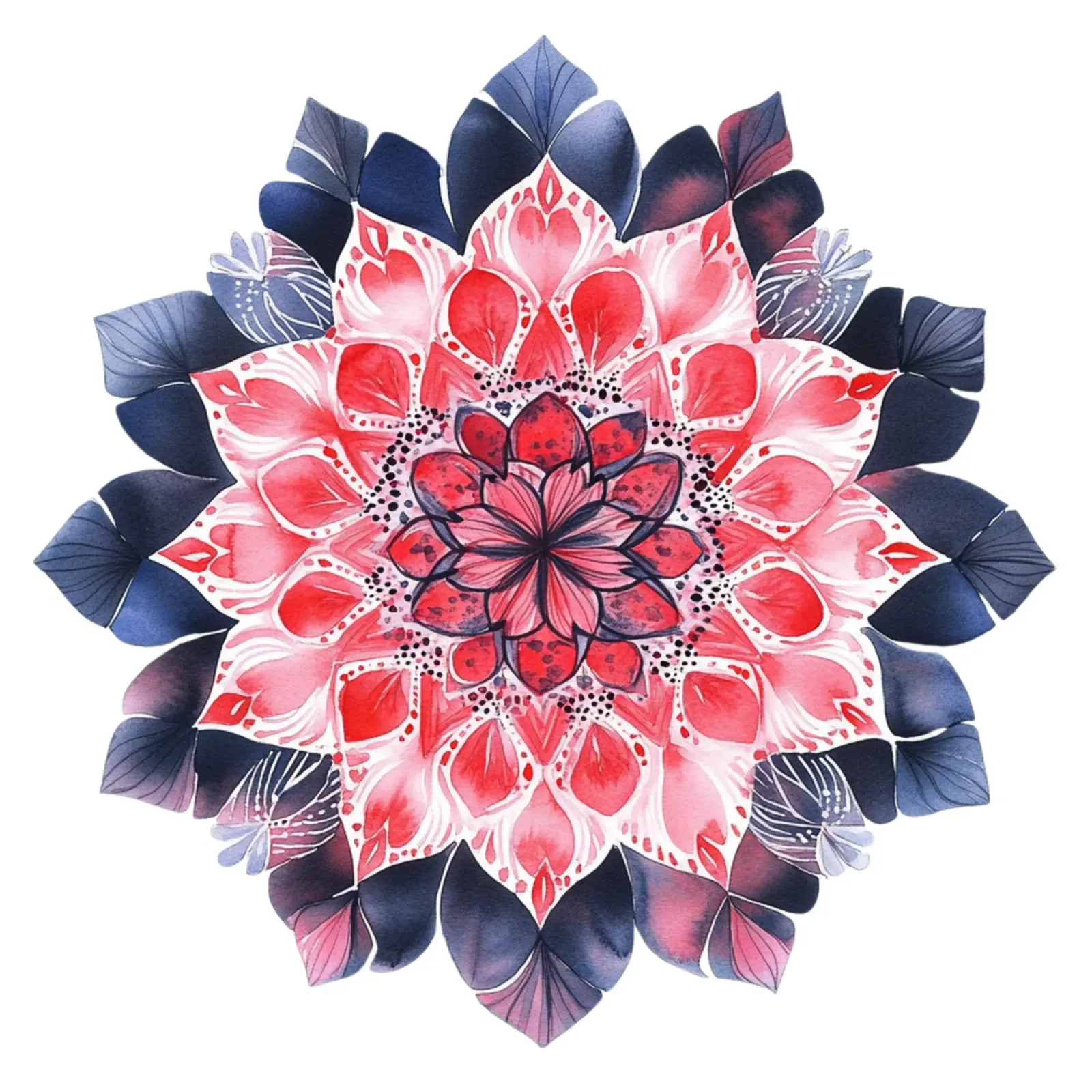 Mandala dell'amore ad acquerello pellicola backlit da Spiritual Touch