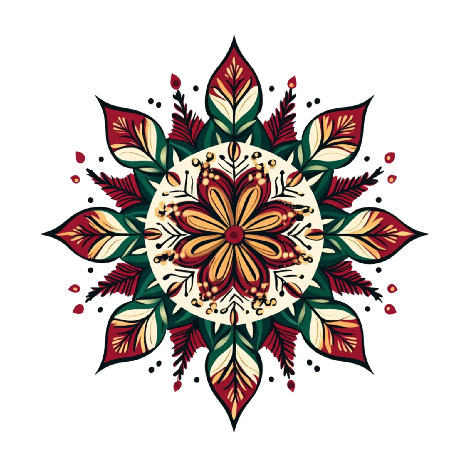 Mandala di Natale pellicola backlit da Spiritual Touch