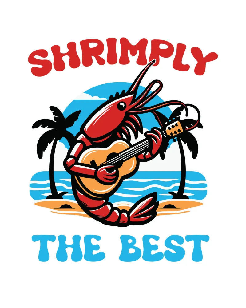 Shrimply the Best carta hahnemühle da edsonramosart