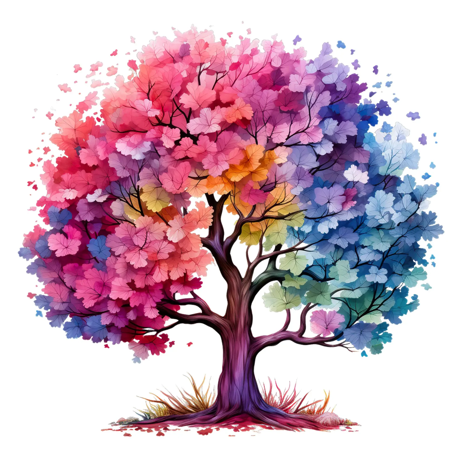 Albero della vita colorato pellicola backlit da Spiritual Touch