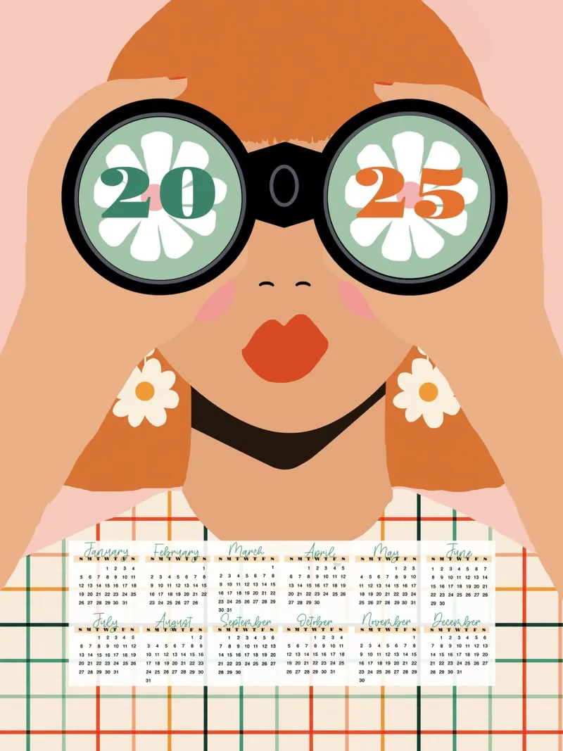 Calendario 2025 - alla ricerca di nuovi orizzonti poster da Gale Switzer