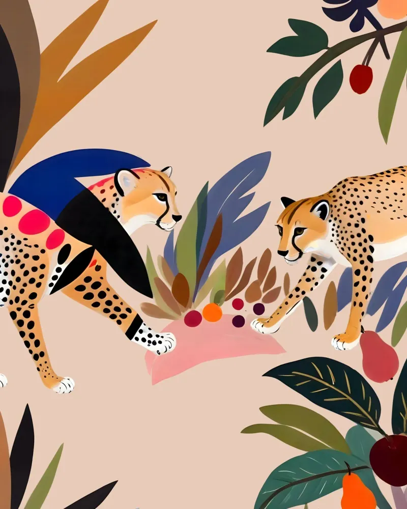 Cheetahs’ Jungle Picnic pellicola backlit da 83oranges