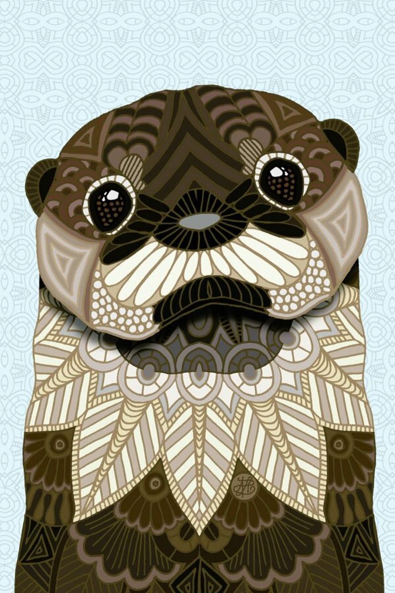 Otter poster da Angelika Parker