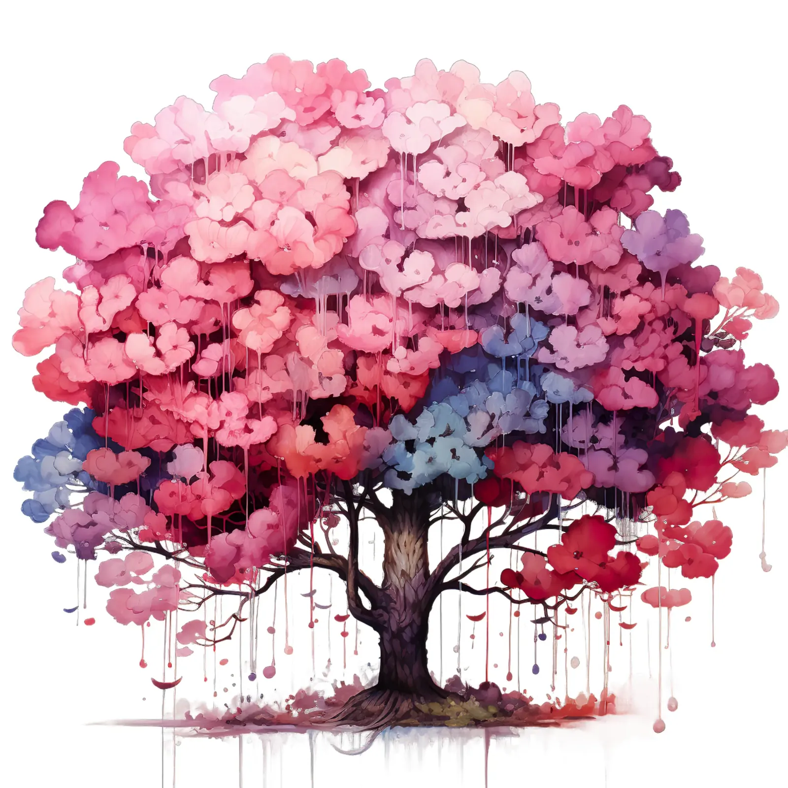 Albero della vita colorato pellicola backlit da Spiritual Touch