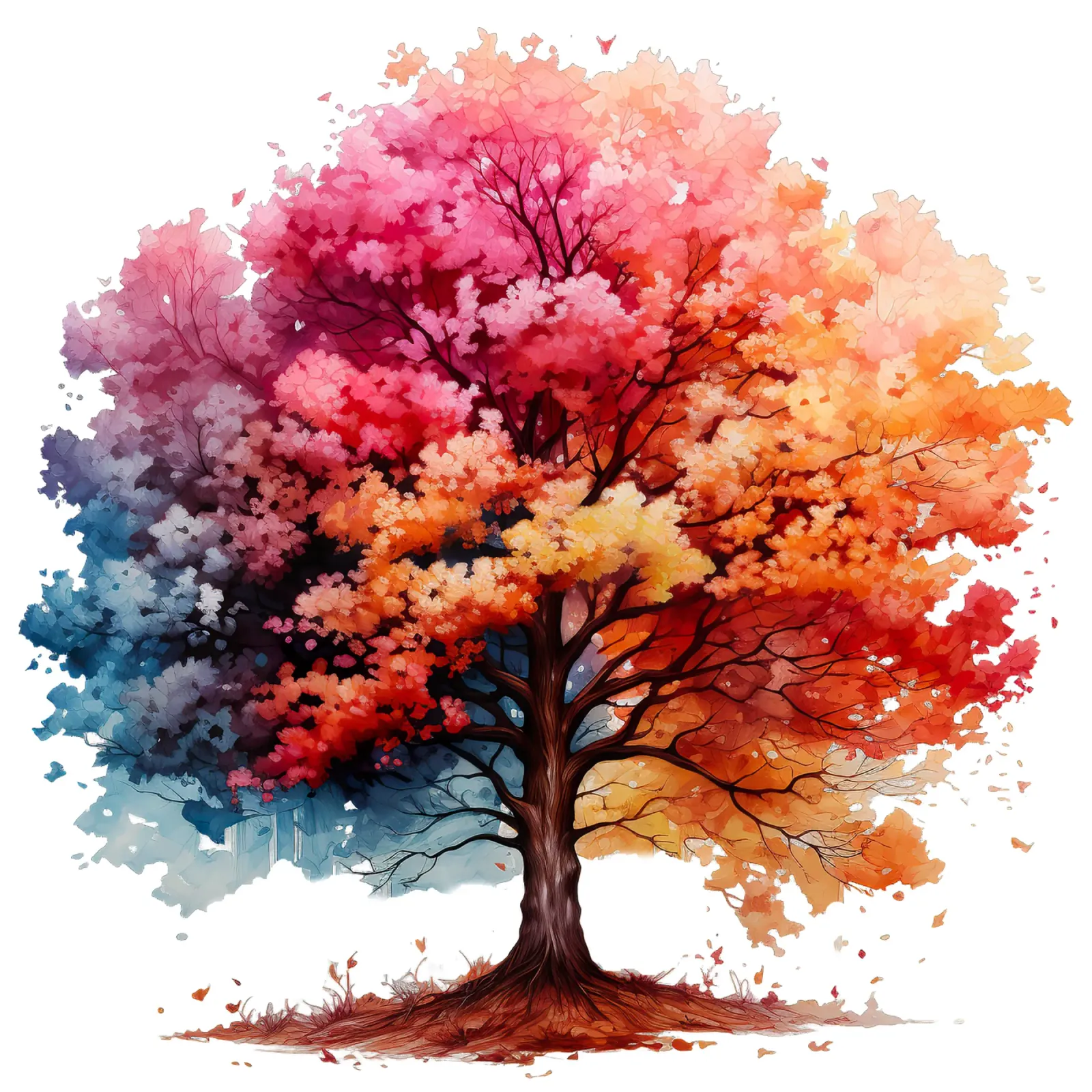 Albero della vita colorato pellicola backlit da Spiritual Touch