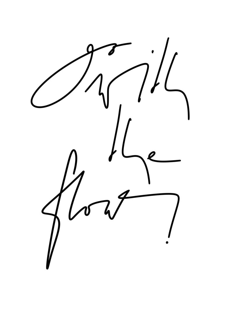 Go with the flow! poster da LIMITED EDITION LETTERS