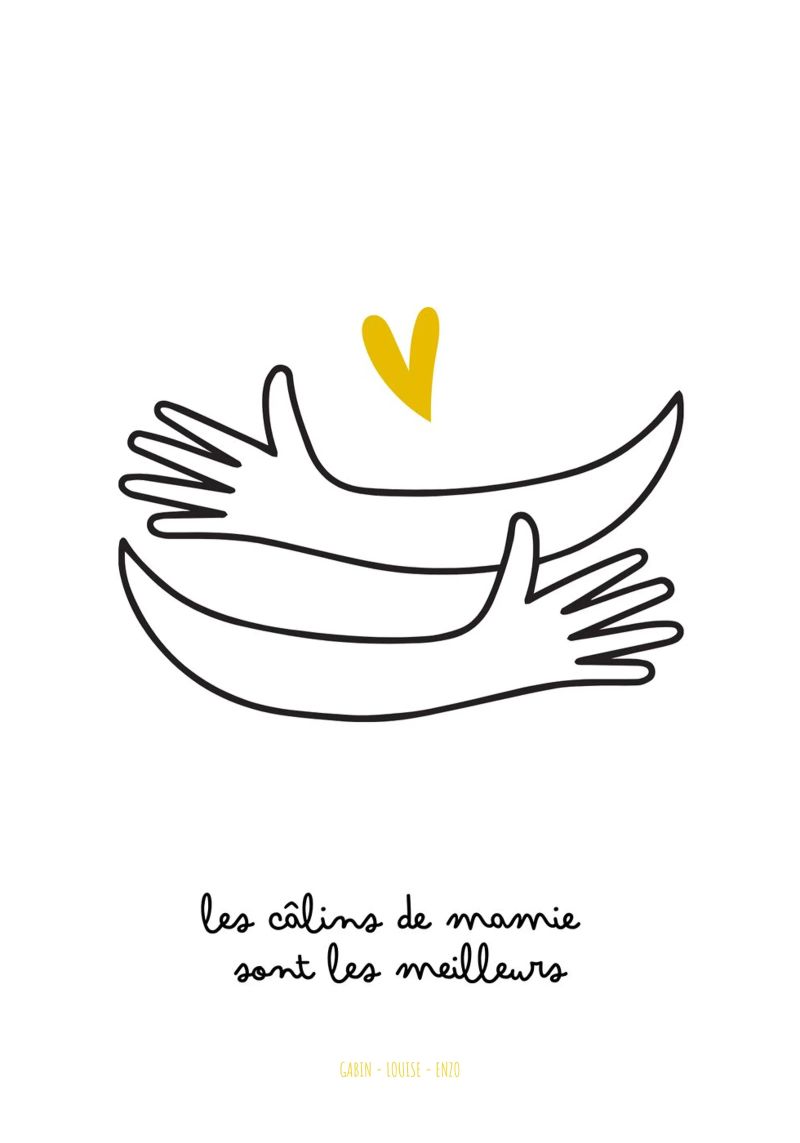 Câlins de mamie poster de Idées & Création