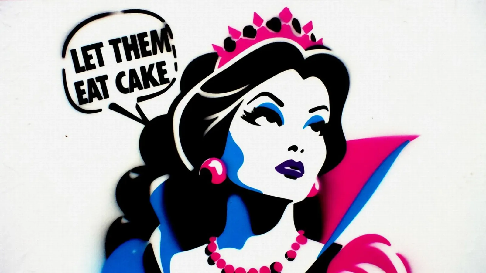 Let them eat cake – Stencil, Graffiti & Streetart pellicola backlit da STAN Z.