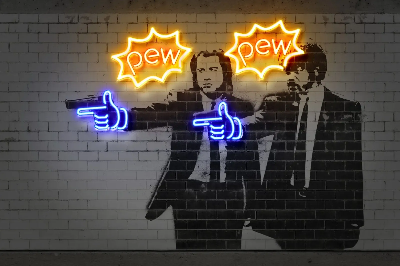 Pew Pew Leinwand von Octavian