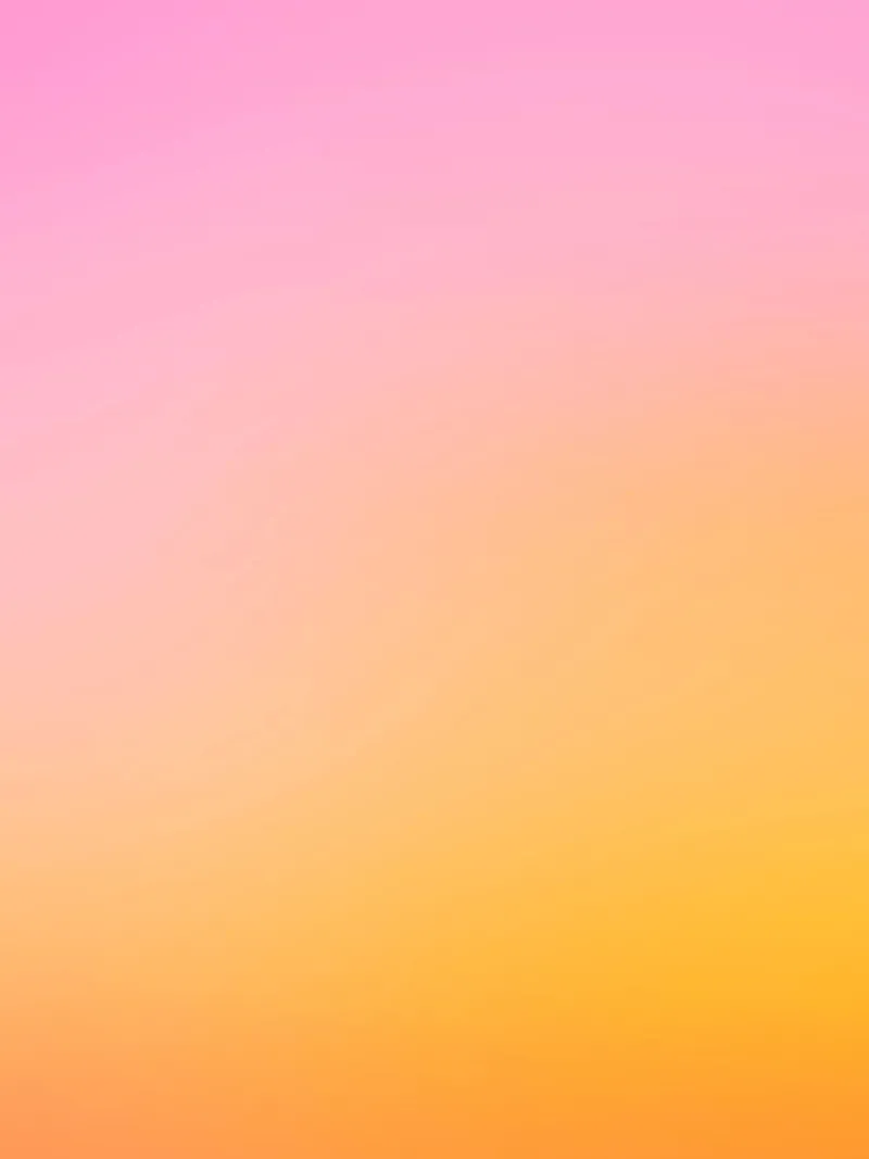 Optimistic Sunrise Pink & Yellow Dreamy Gradient (Lever de soleil optimiste, rose et jaune) poster avec cadre en plastique de Dominique Vari Abstract