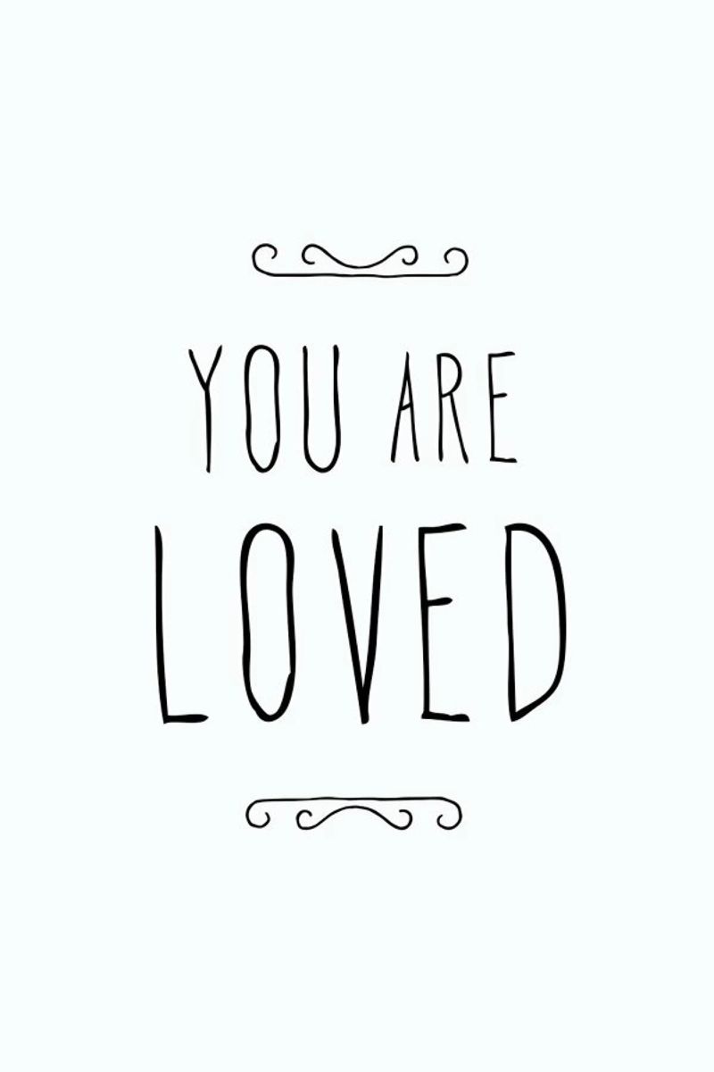 You Are Loved plexiglass da Mottos by Sinan Saydik