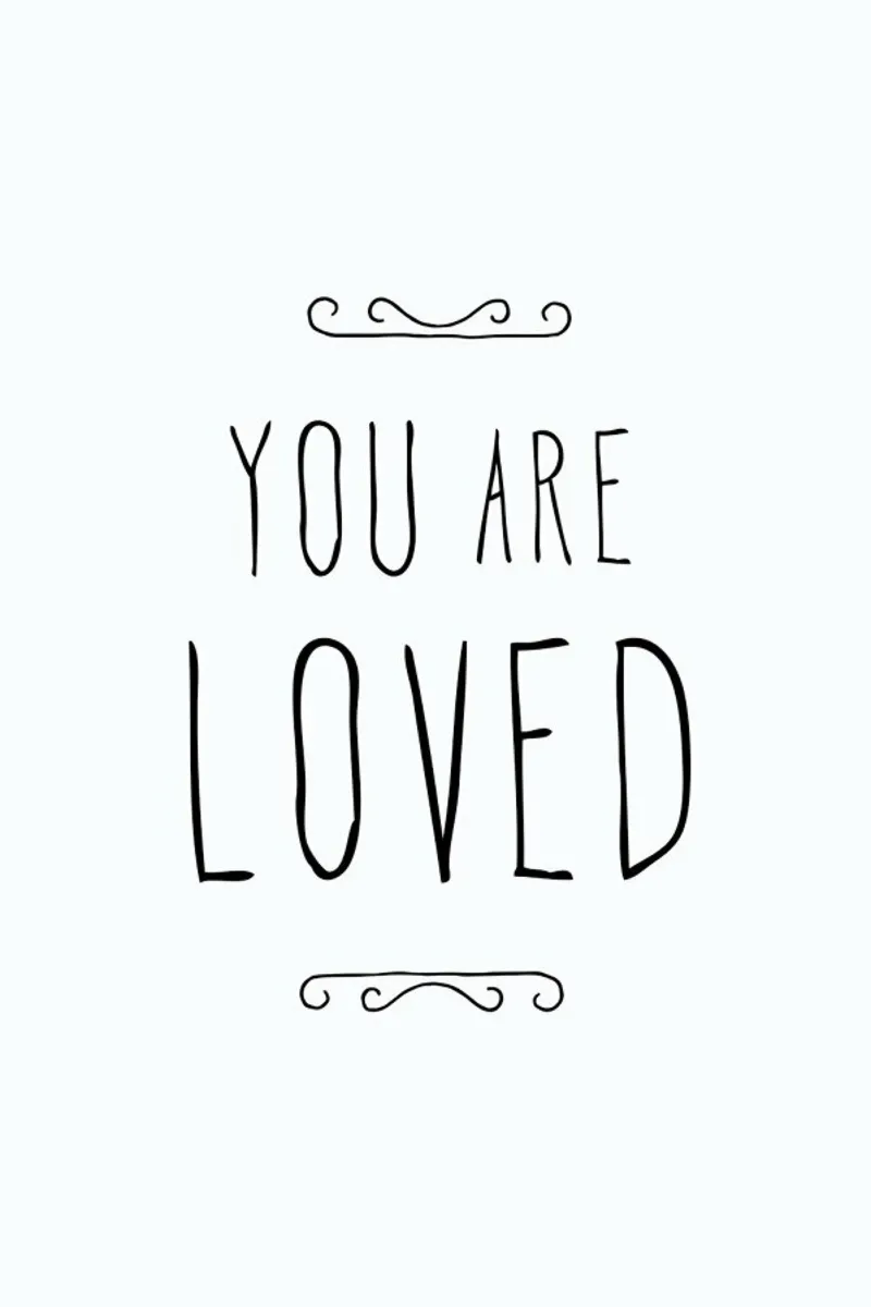 You Are Loved carta hahnemühle da Mottos by Sinan Saydik