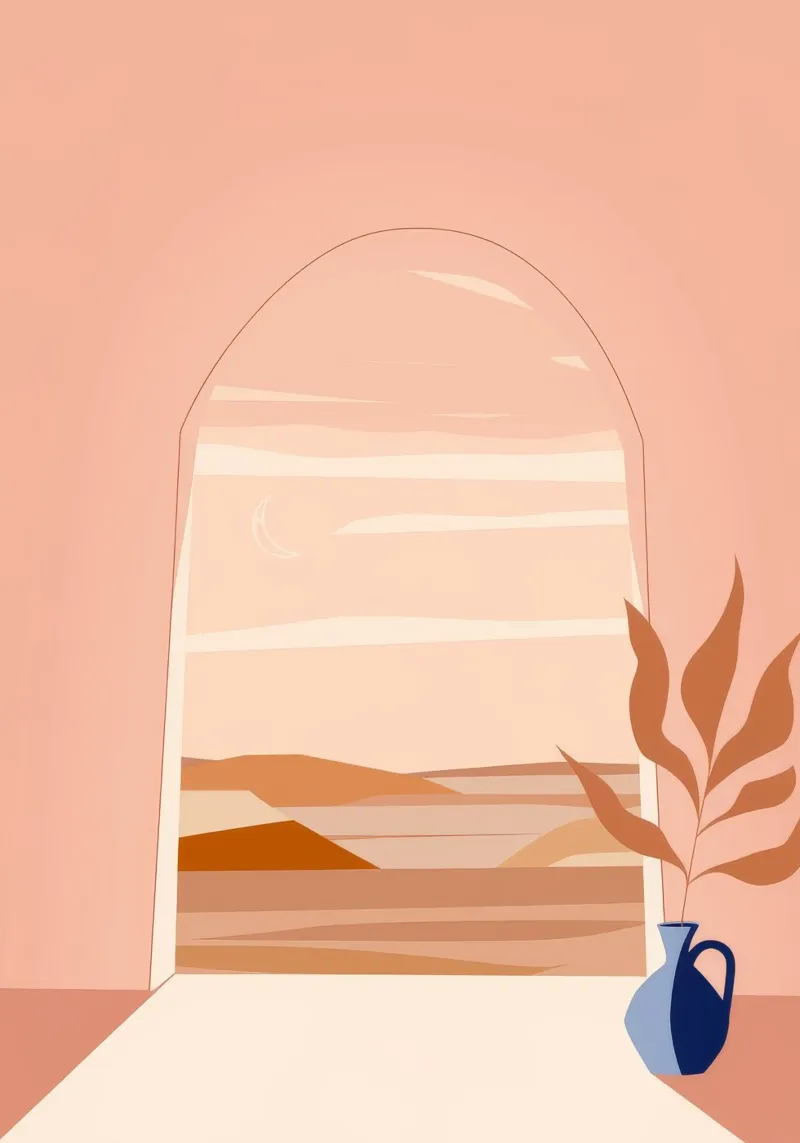 Desert Archway View hahnemühle by Demar Galleria