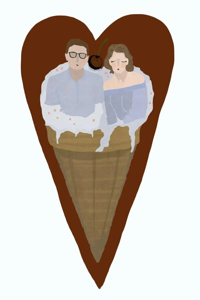 Two Scoops Are Better alluminio dibond da Amalia Restrepo