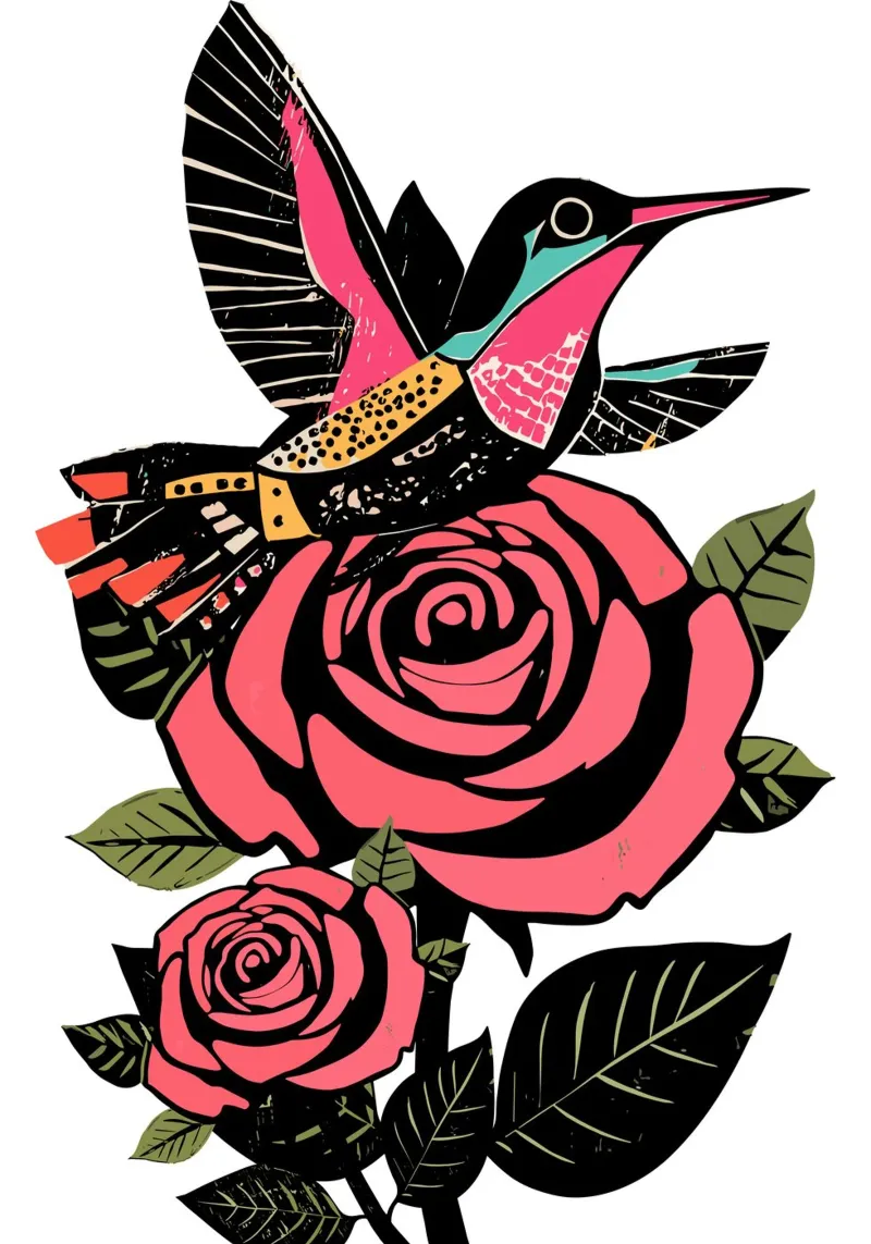 hummingbird hovers pellicola backlit da ramosashop