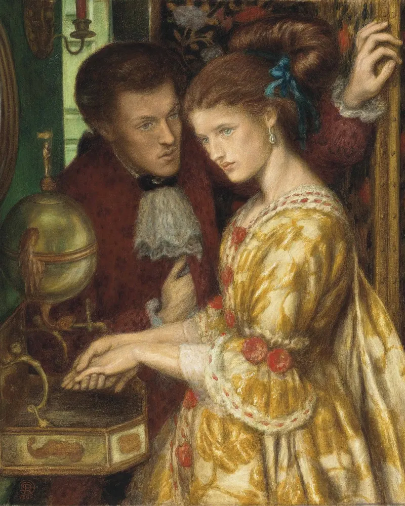 Dante Gabriel Rossetti - Lavarsi le mani poster da Timeless Artworks