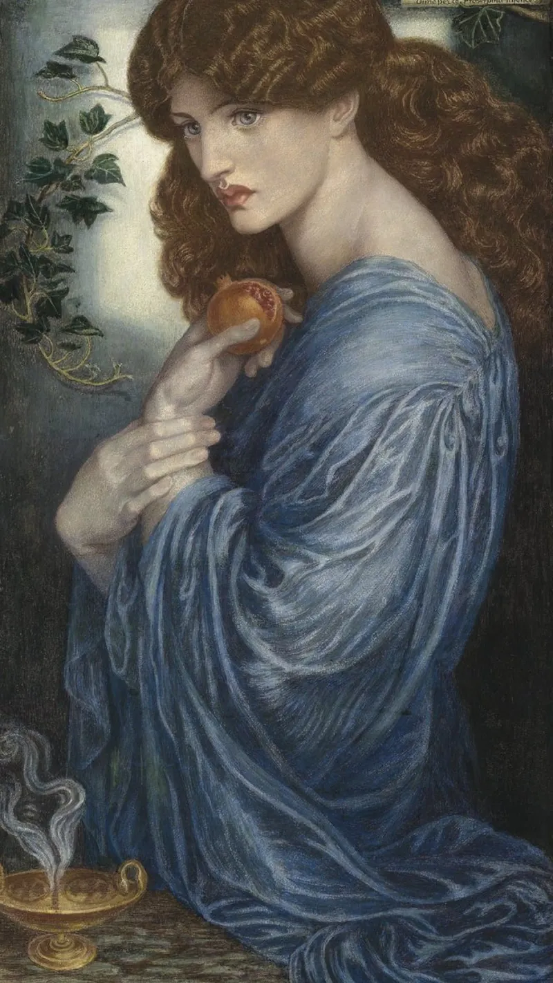 Dante Gabriel Rossetti - Proserpine pellicola backlit da Timeless Artworks