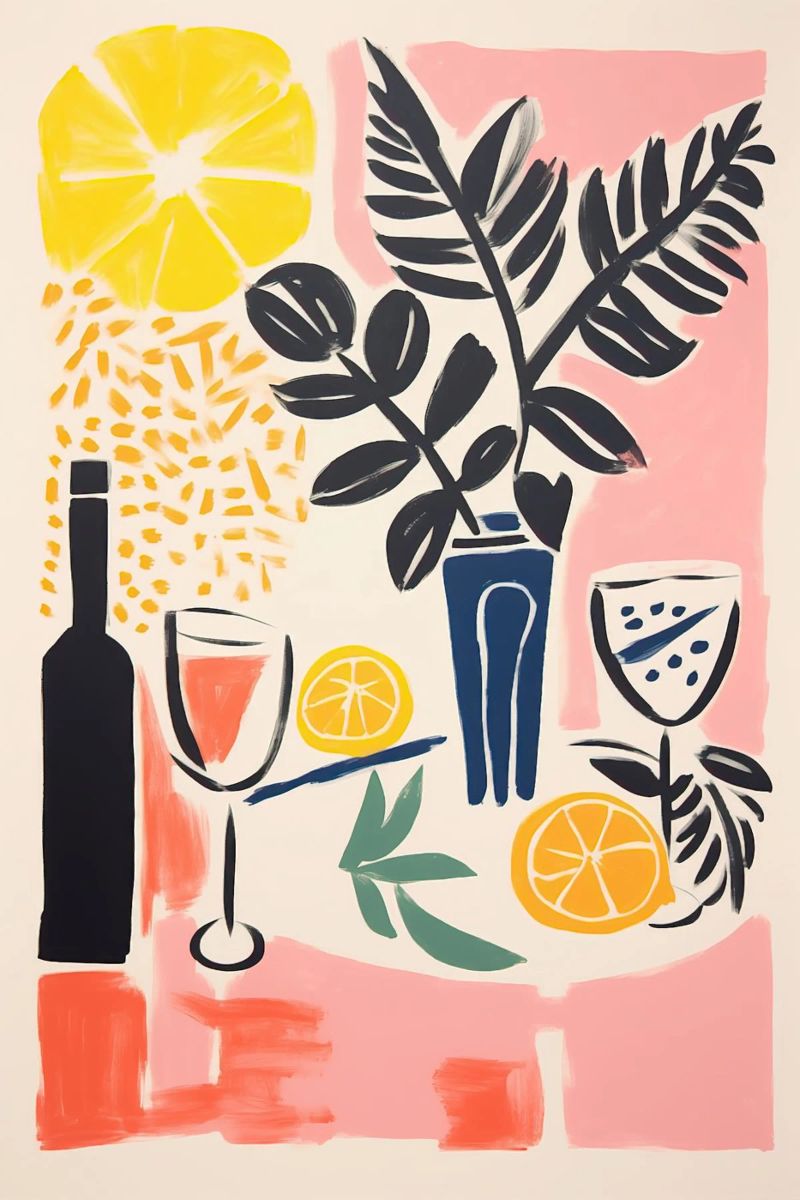 Deco Cuisine Matisse Style poster by Autofocus