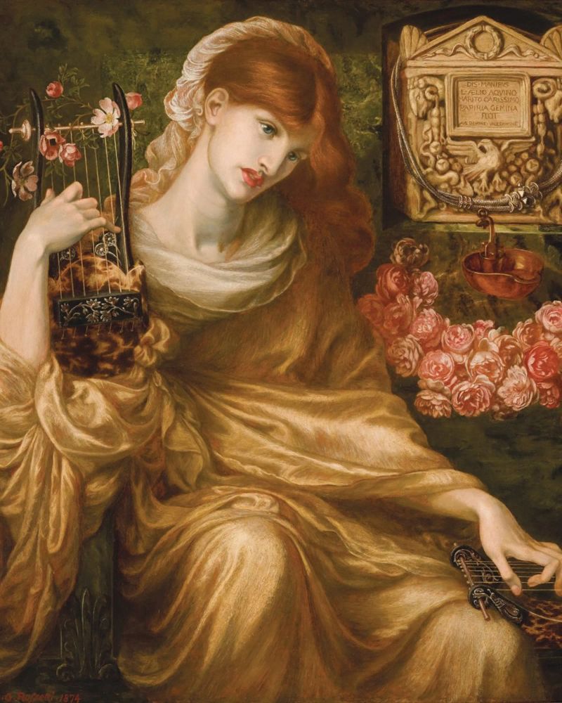 Dante Gabriel Rossetti - Roman Widow poster da Timeless Artworks