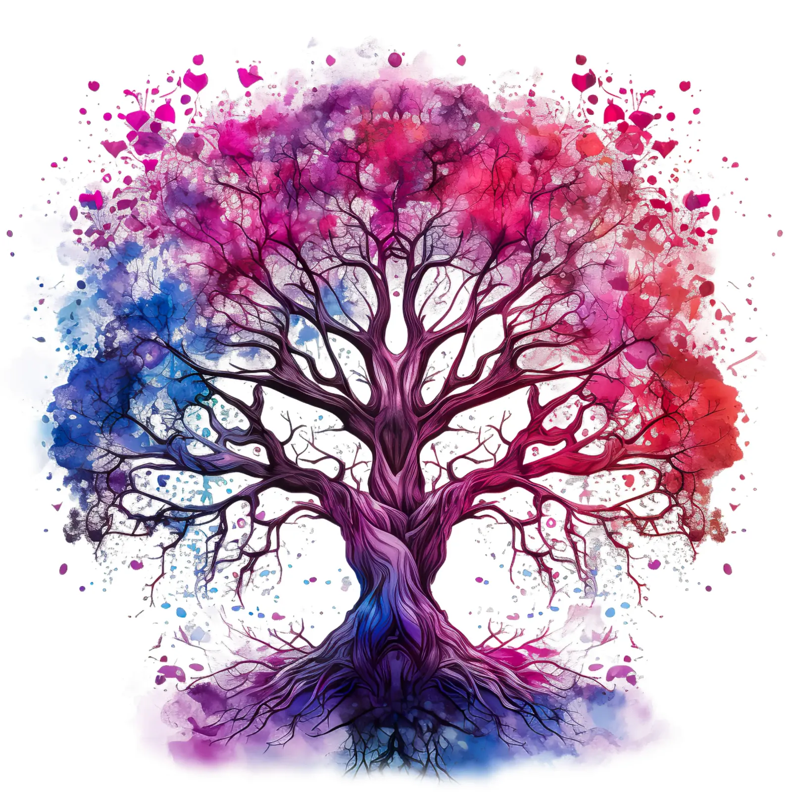 Colorful Tree of Life canvas by Spiritual Touch