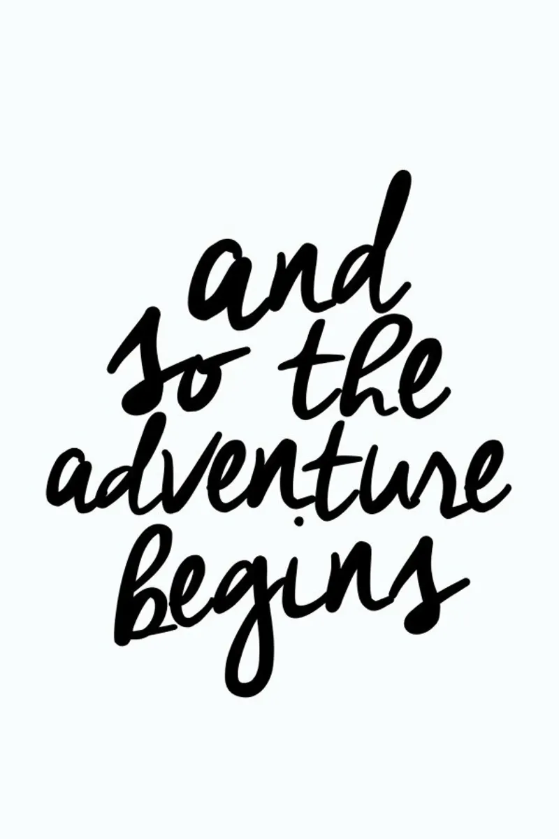 Adventure Begins alluminio dibond da Mottos by Sinan Saydik