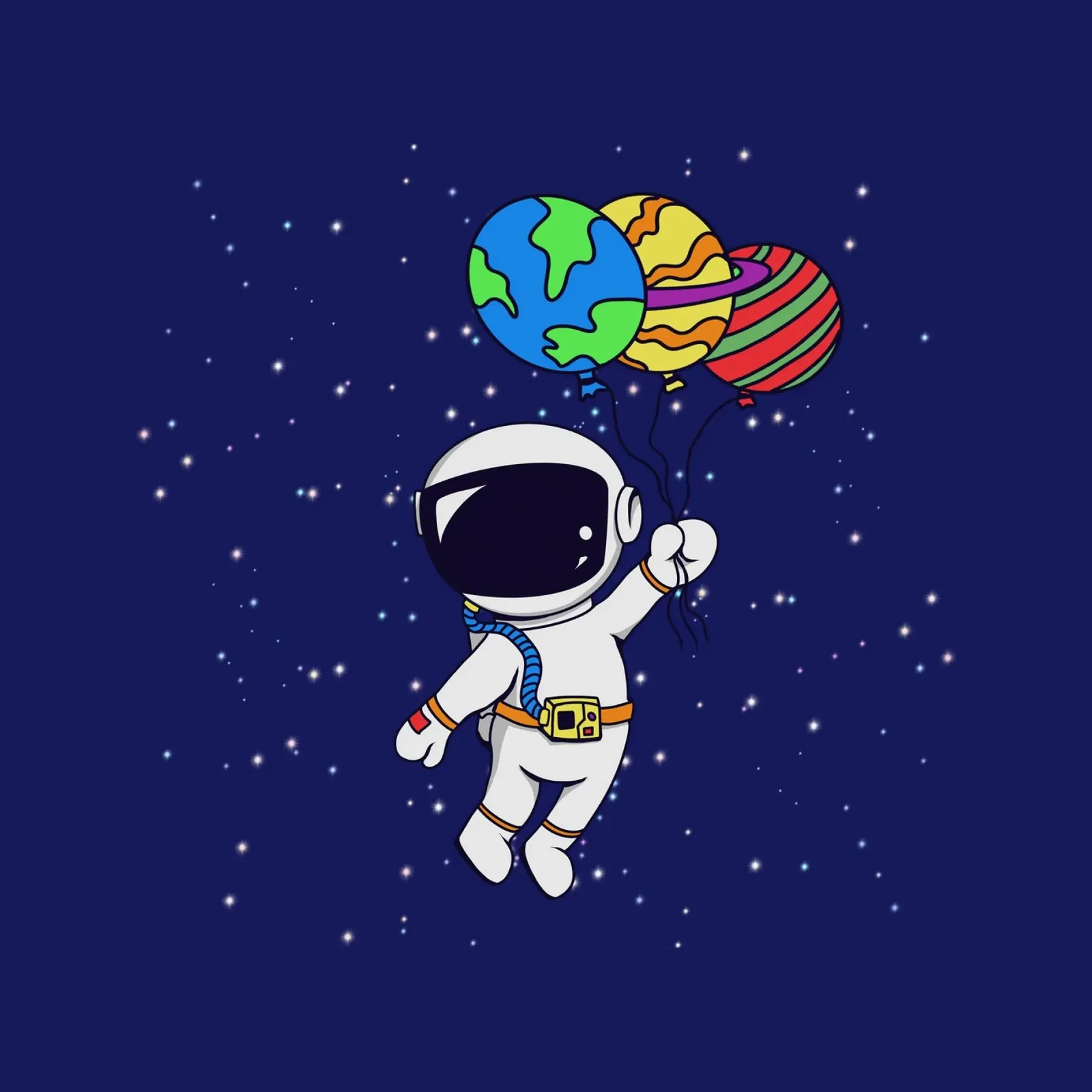 Goingo to space canvas by Loobs