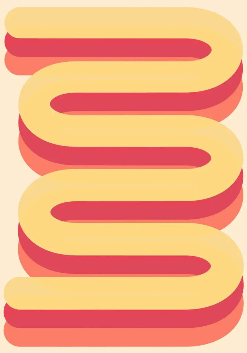 yellow curves canvas by lookingforsunrays