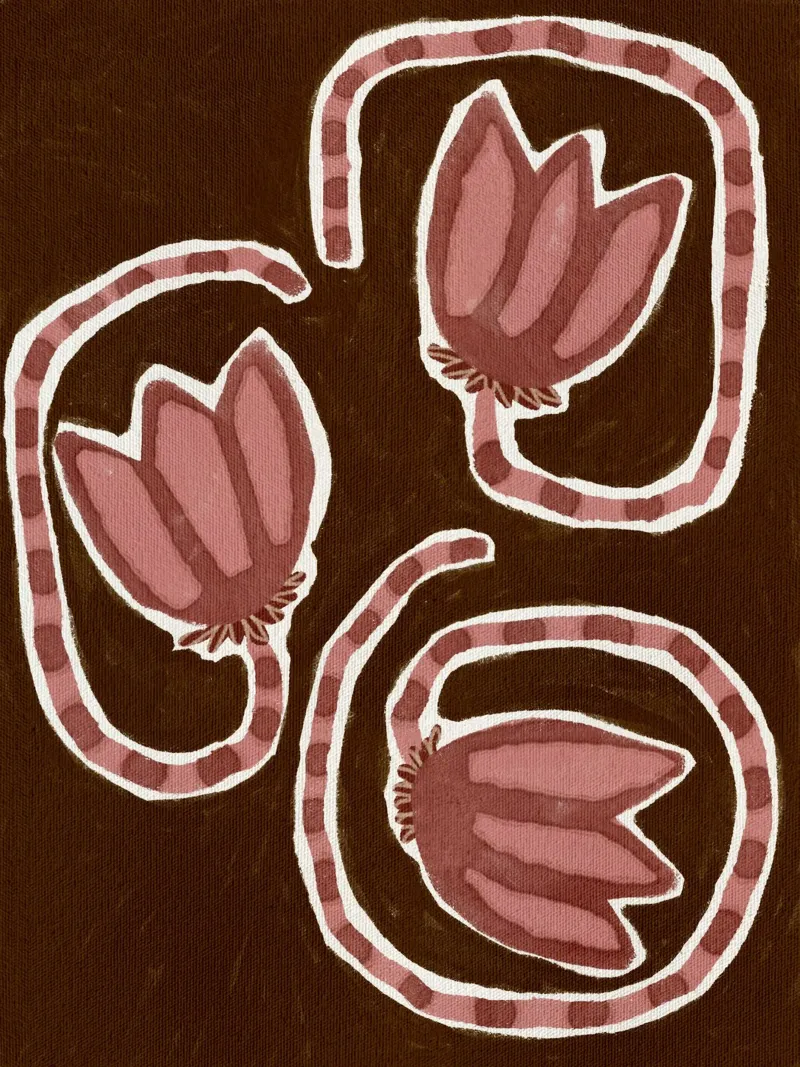 Delicate Bloom 19 plexiglass da Shatha Al Dafai