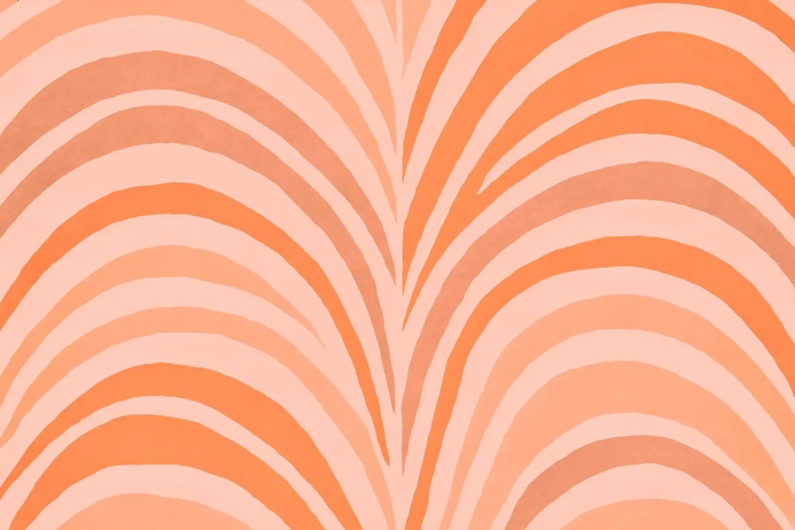 Boho Bow Shapes Warm Tangerine metacrilato de Andrea Haase Modern Home