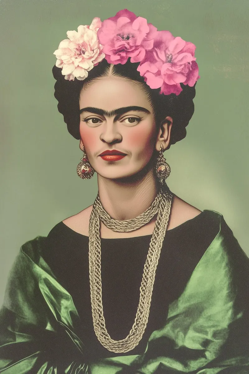 Amore vintage con Frida Kahlo pellicola backlit da Carinaprint