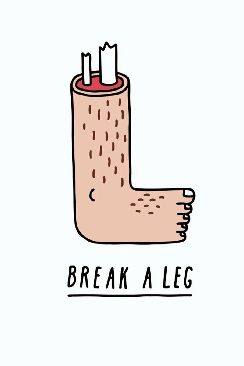 Break a Leg pellicola backlit da Jaco Haasbroek