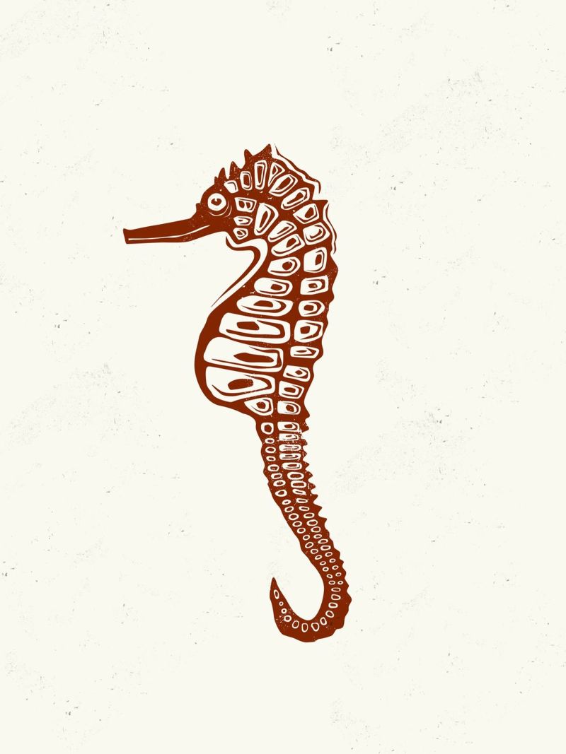 Seahorse Serenity poster by Indigo Rain