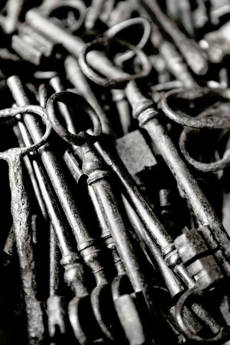 Old Keys metacrilato de Magdalena Martin Photography