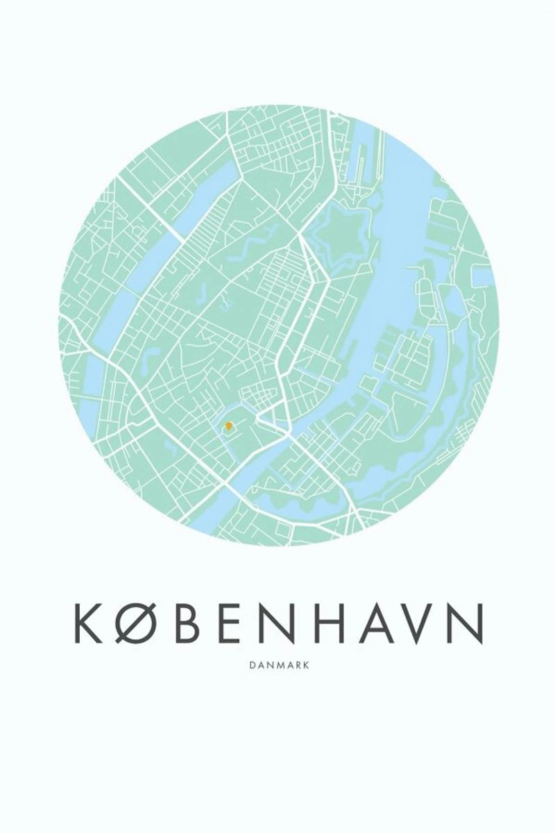Metropolitan - Copenhagen poster by Emerybloom
