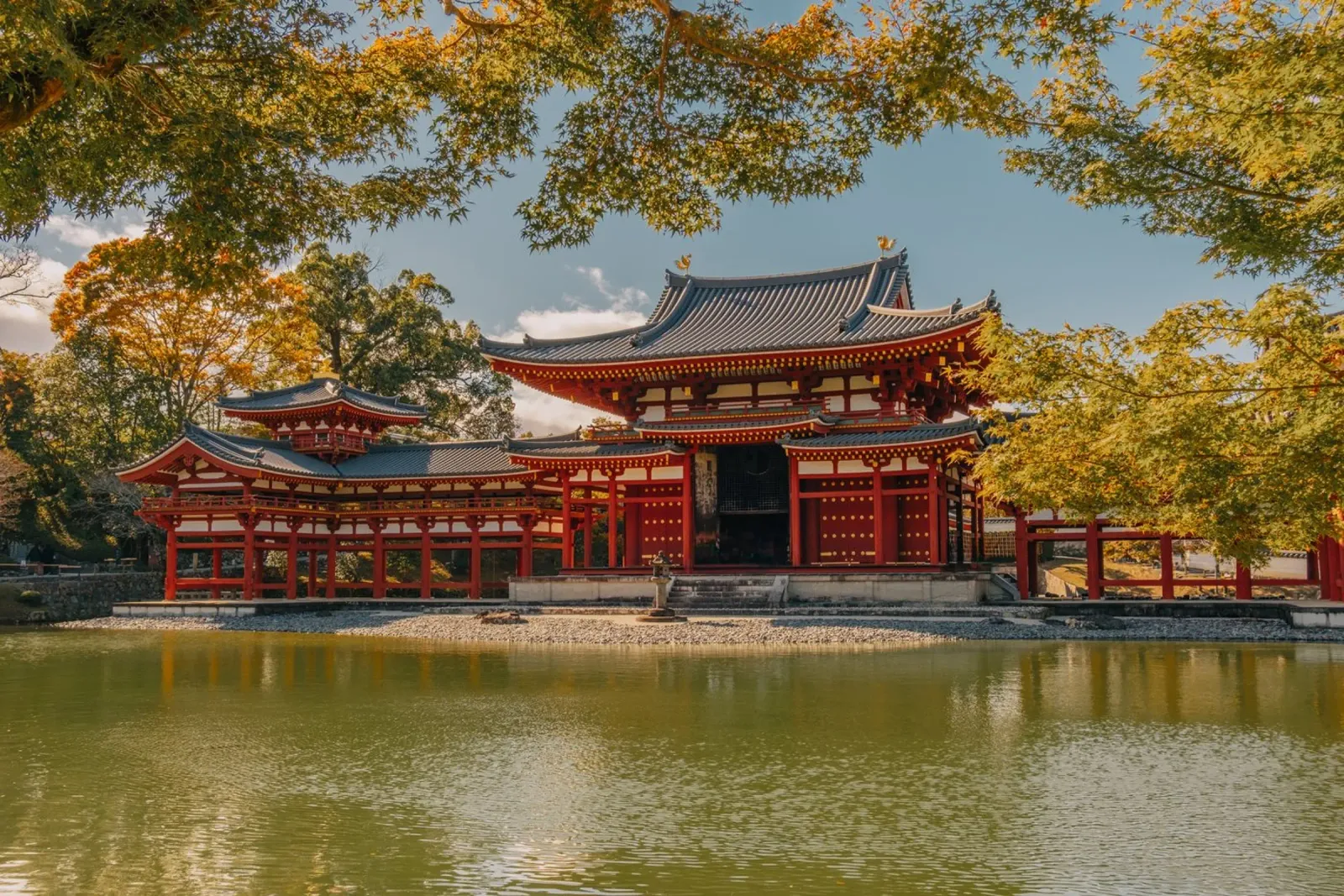 Tempio di Byodoin a Kyoto carta hahnemühle da Marcel Bisig