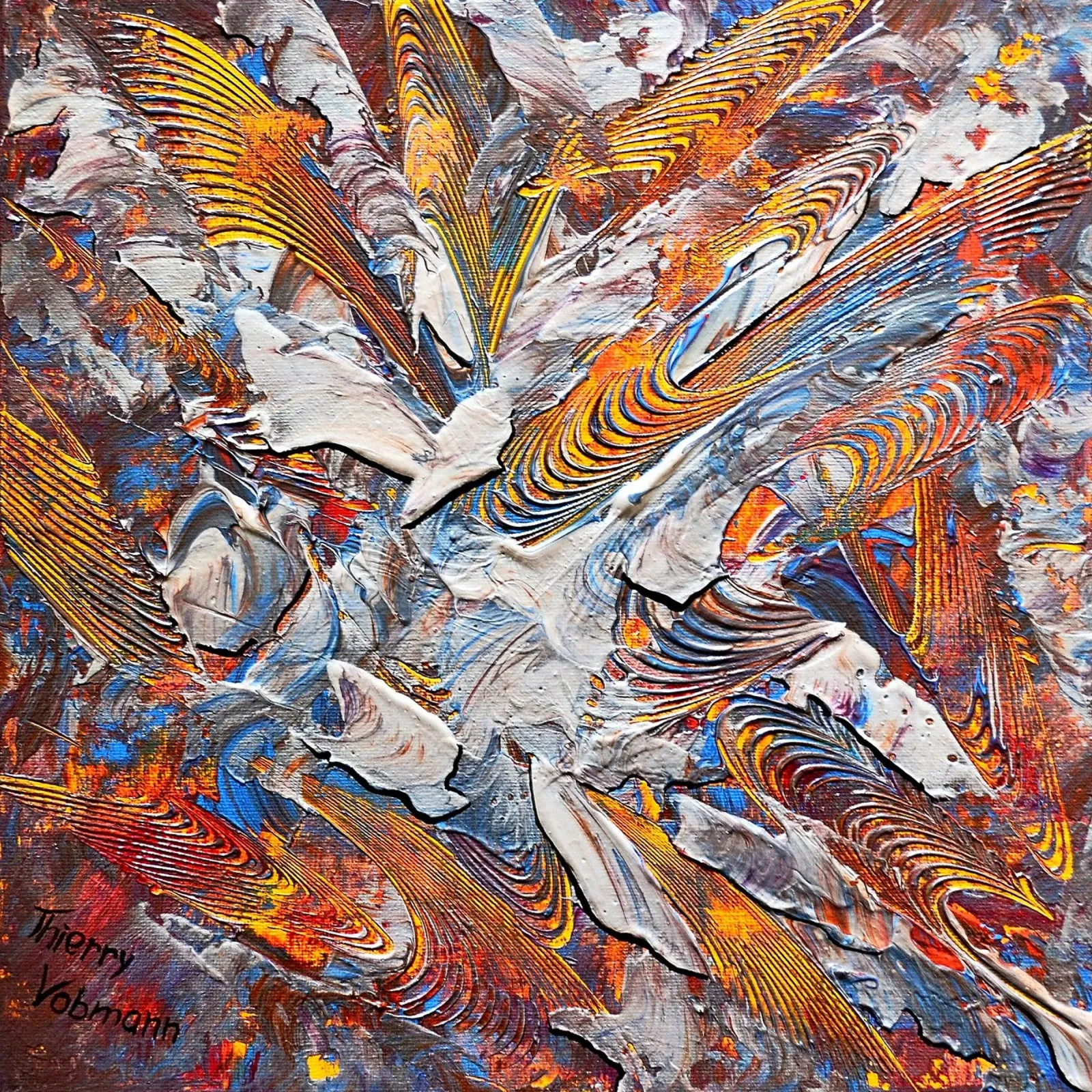 3D Dream 8 pellicola backlit da Thierry Vobmann Abstract painting