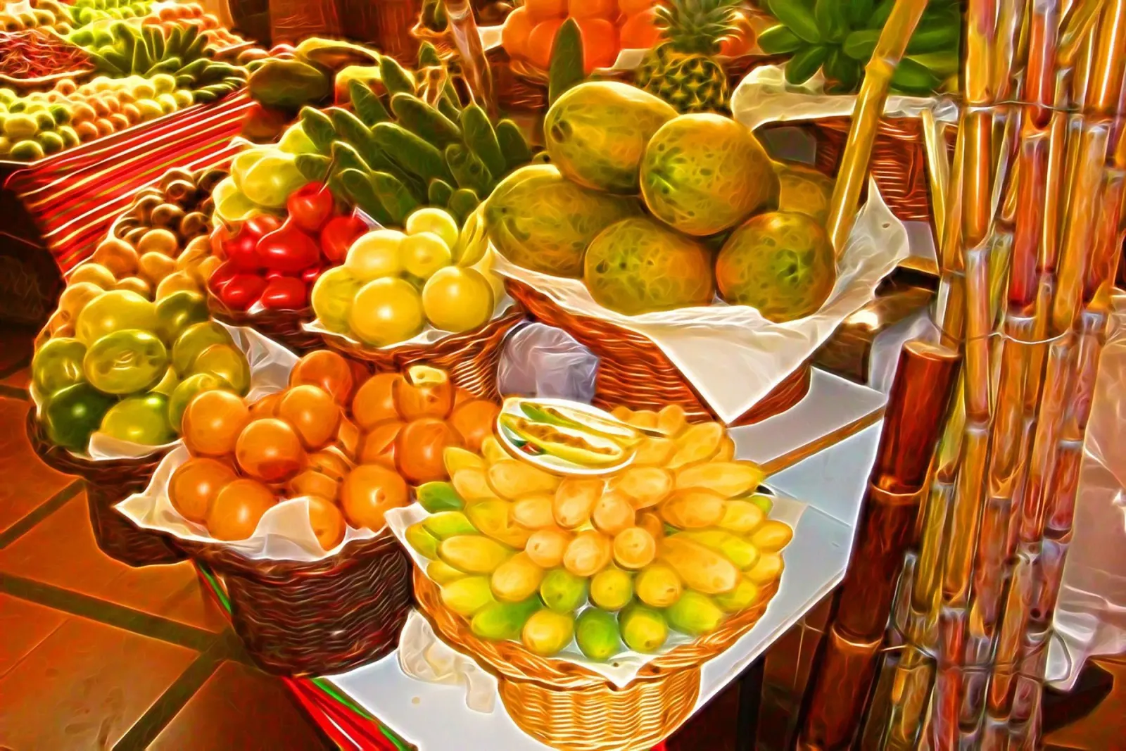 Frutta pellicola backlit da Massimo Frascogna