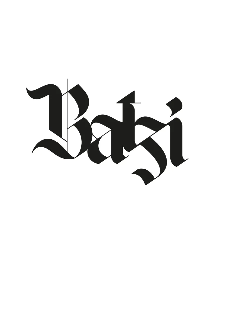 Batzi poster con telaio in plastica da Flo Klein