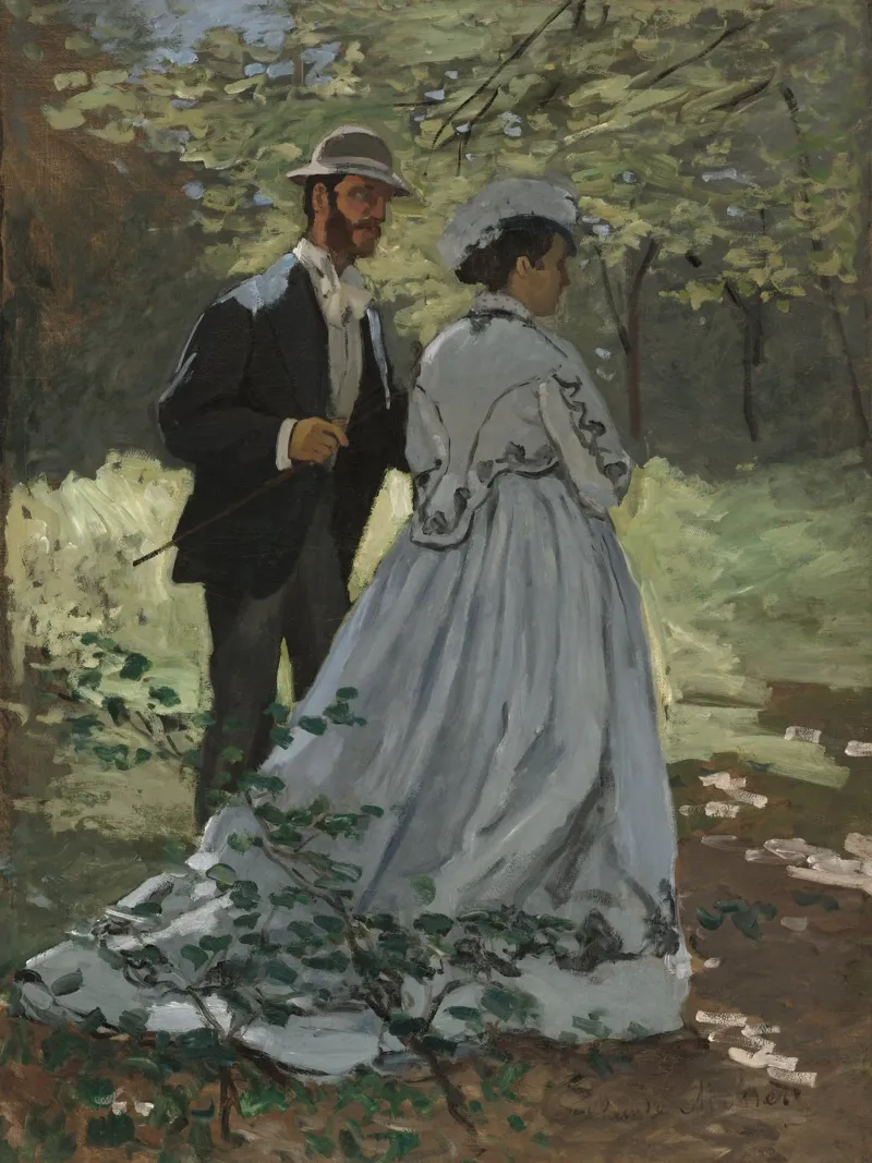 Claude Monet - Bazille e Camille pellicola backlit da Timeless Artworks