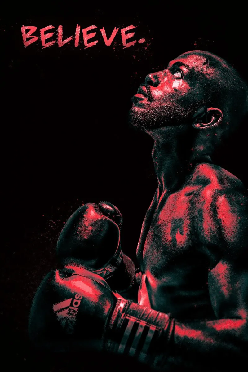 Boxer - believe. Hahnemühle von athlete.art