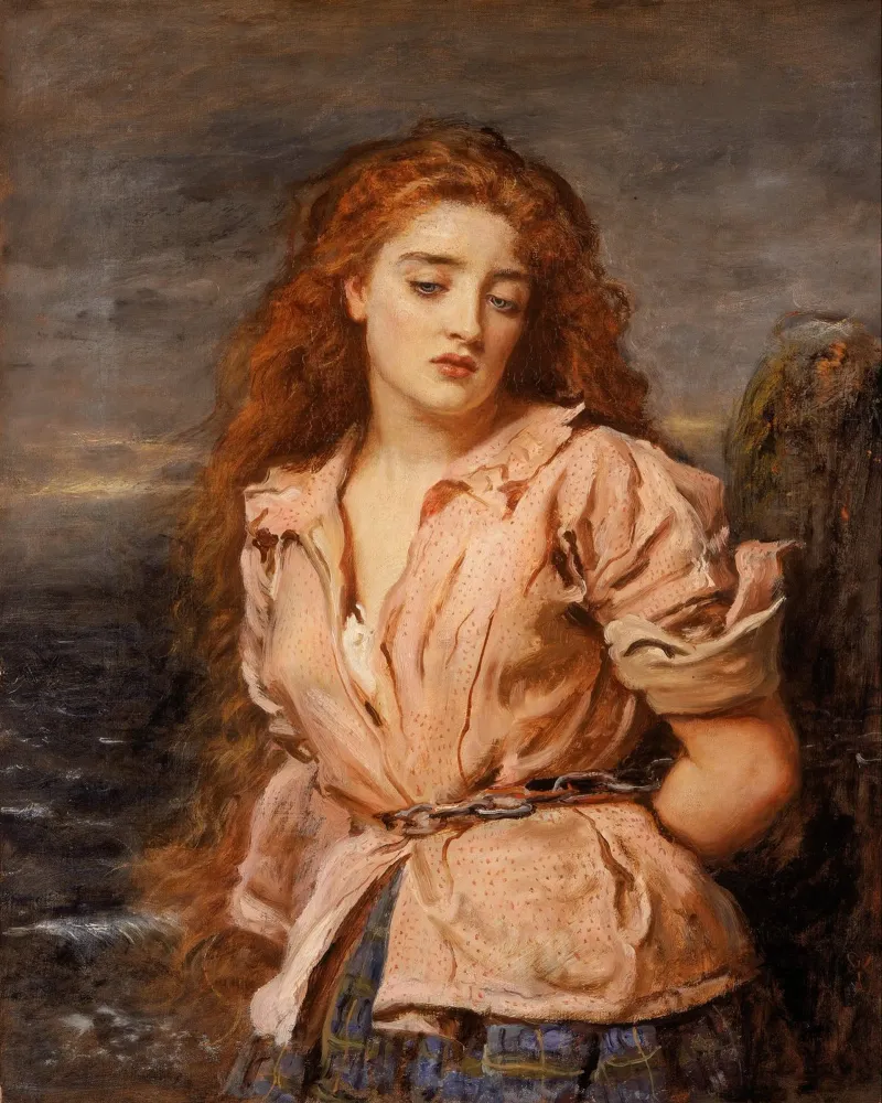 John Everett Millais - Il martire del Solway pannello forex da Timeless Artworks