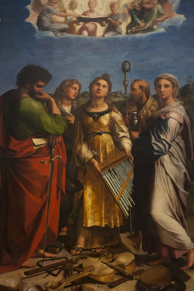 Raffaello - L'estasi di Santa Cecilia carta hahnemühle da Timeless Artworks
