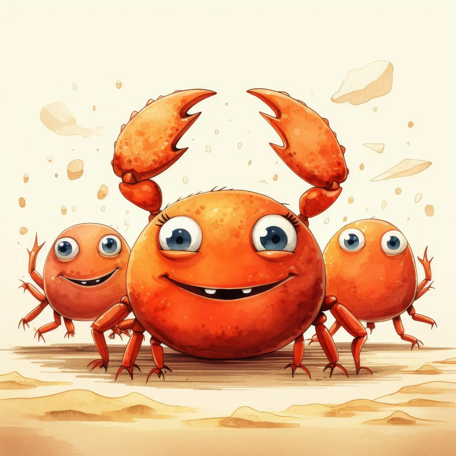 Retro-Krabbengang Hahnemühle von Funny Animals