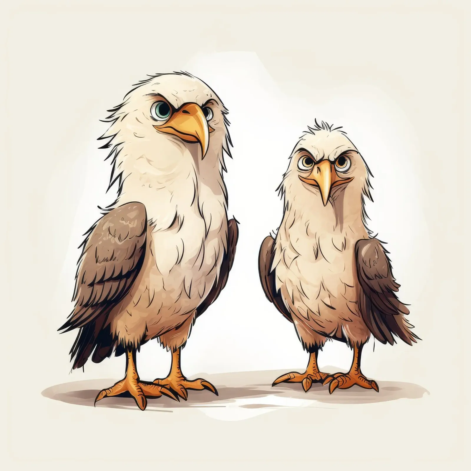 Duo Aquila Retrò pellicola backlit da Funny Animals