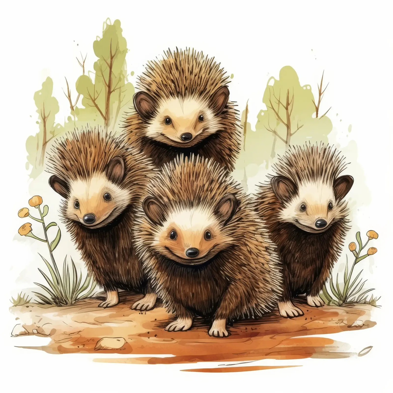 Banda di Echidna retrò plexiglass da Funny Animals