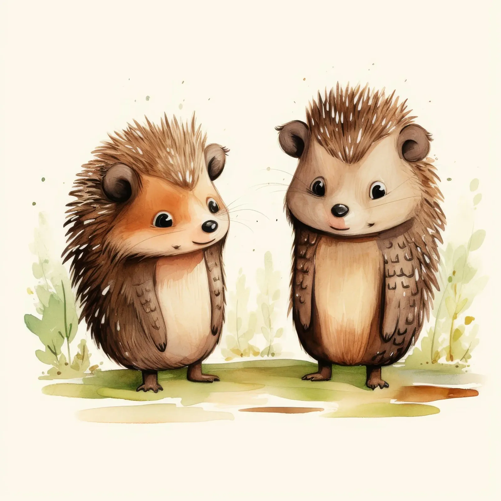 Duo di Echidna retrò pellicola backlit da Funny Animals