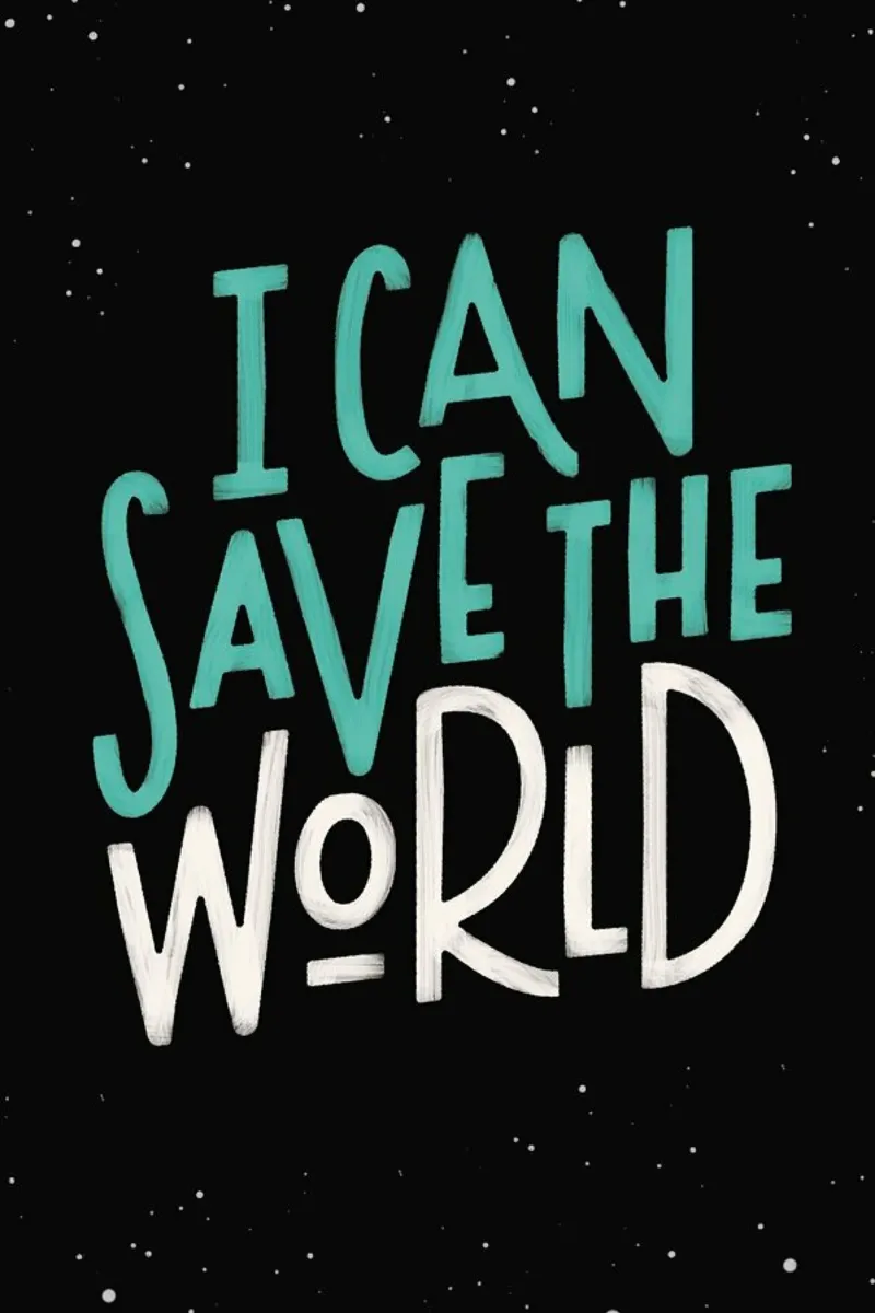 I Can Save The World pellicola backlit da Summerchamps
