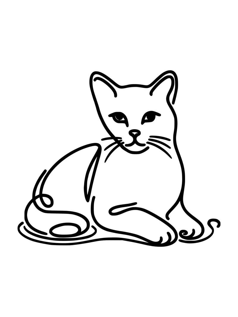 Graceful Cat - Graceful Cat hahnemühle by Bold & Simple